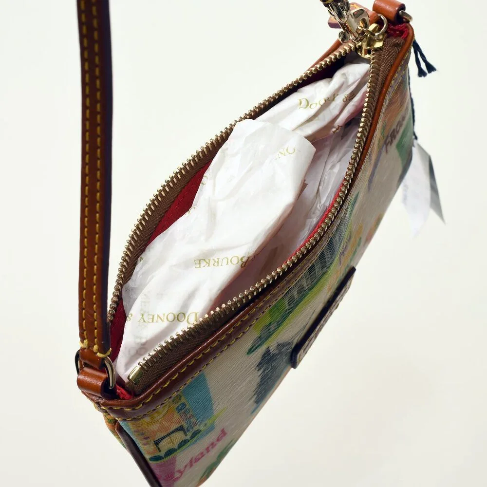 Disney Parks Dooney & Bourke Wristlet – Theme Park Icons – New w/ Tags - Picture 4 of 6
